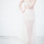 Sheer Maxi Skirt Silk Orga..